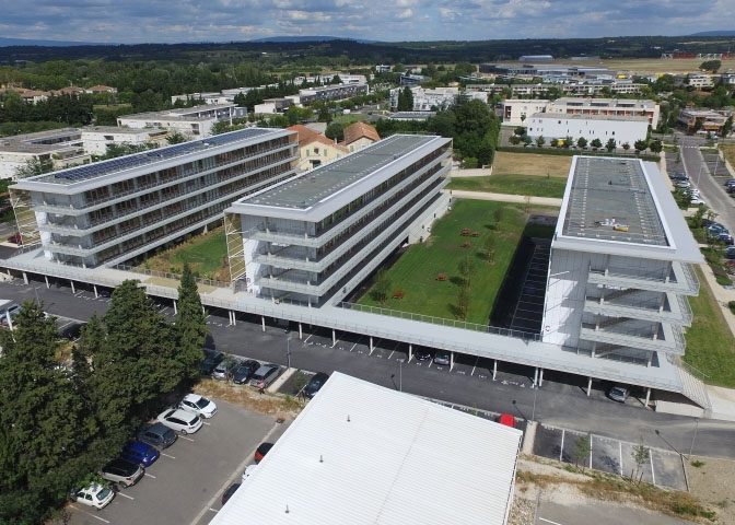 Construction d’un ensemble de bureaux Passifs « Hamadryade » à Avignon