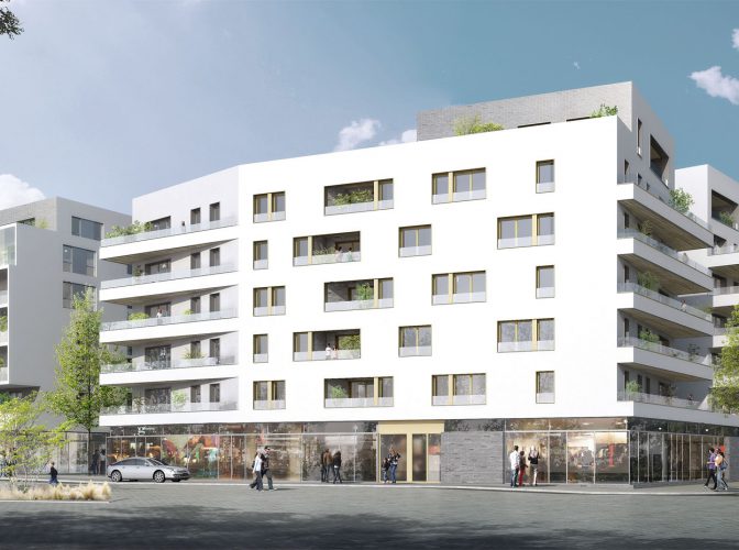Ensemble immobilier de 160 logements mixtes Zac de l’Industrie à Lyon-Vaise