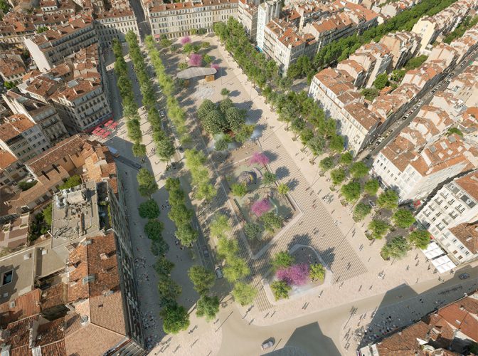 Aménagement de la Place Jean Jaurès / La Plaine à Marseille