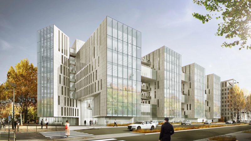 Construction de bureaux Parkview à Villeurbanne