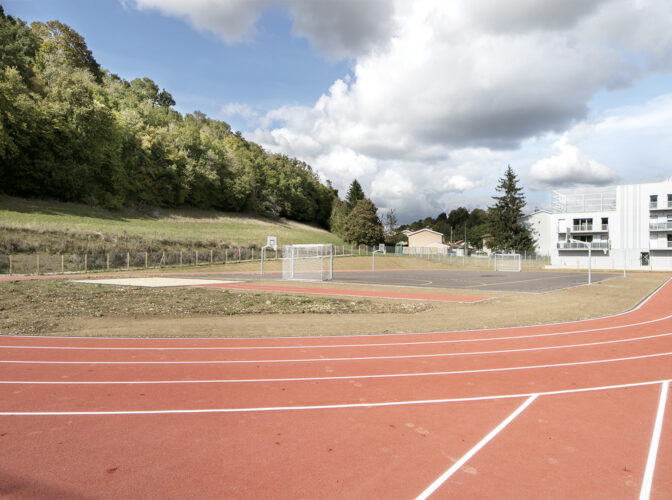 Construction du nouveau collège à Champier