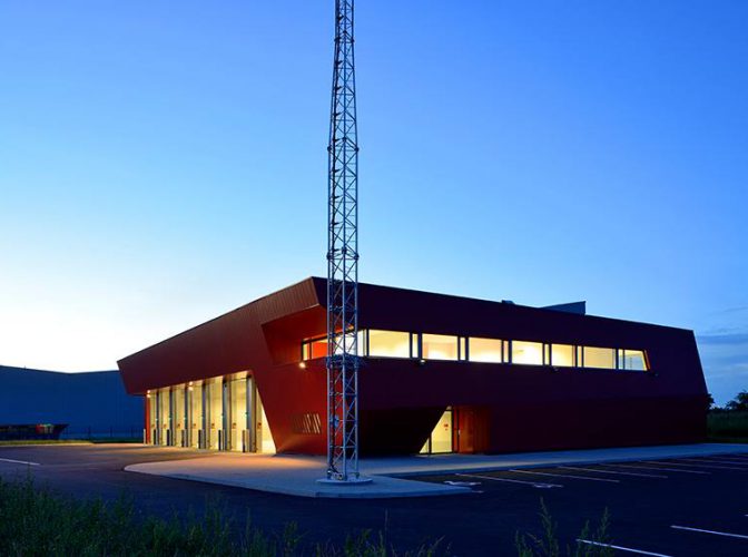 Construction du centre d’incendie et de secours de Genas Chassieu