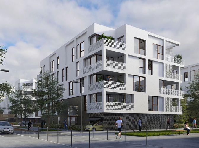 Construction de 86 logements sociaux « Balcons de Sermenaz » à Rillieux-La-Pape
