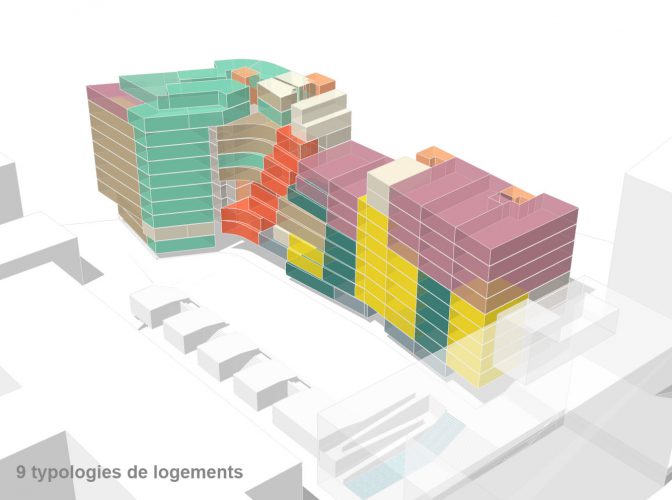 162 logements mixtes « Quartier de la Créativité et de la Connaissance” à Toulon