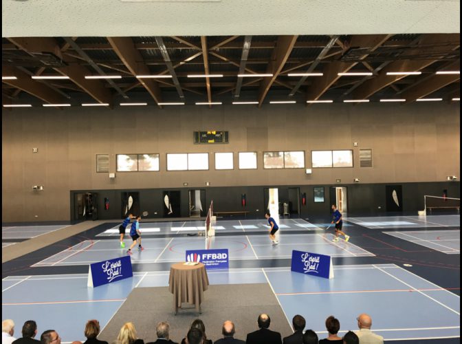 CONSTRUCTION DE LA SALLE DE BADMINTON A LA BRUNERIE A VOIRON