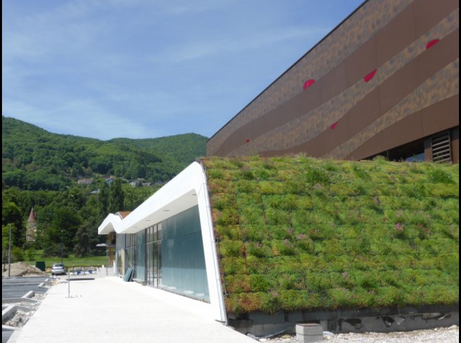 CONSTRUCTION DE LA SALLE DE BADMINTON A LA BRUNERIE A VOIRON