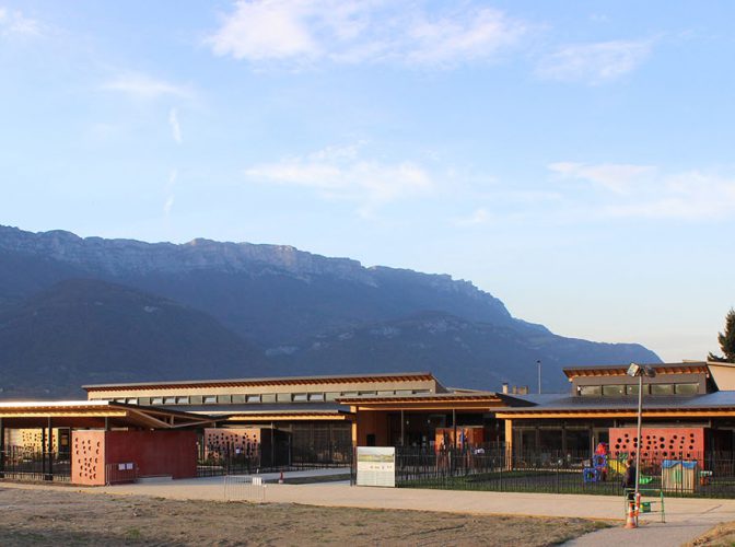 Pôle Petite Enfance (école maternelle, multi-accueil et RAM) à Goncelin